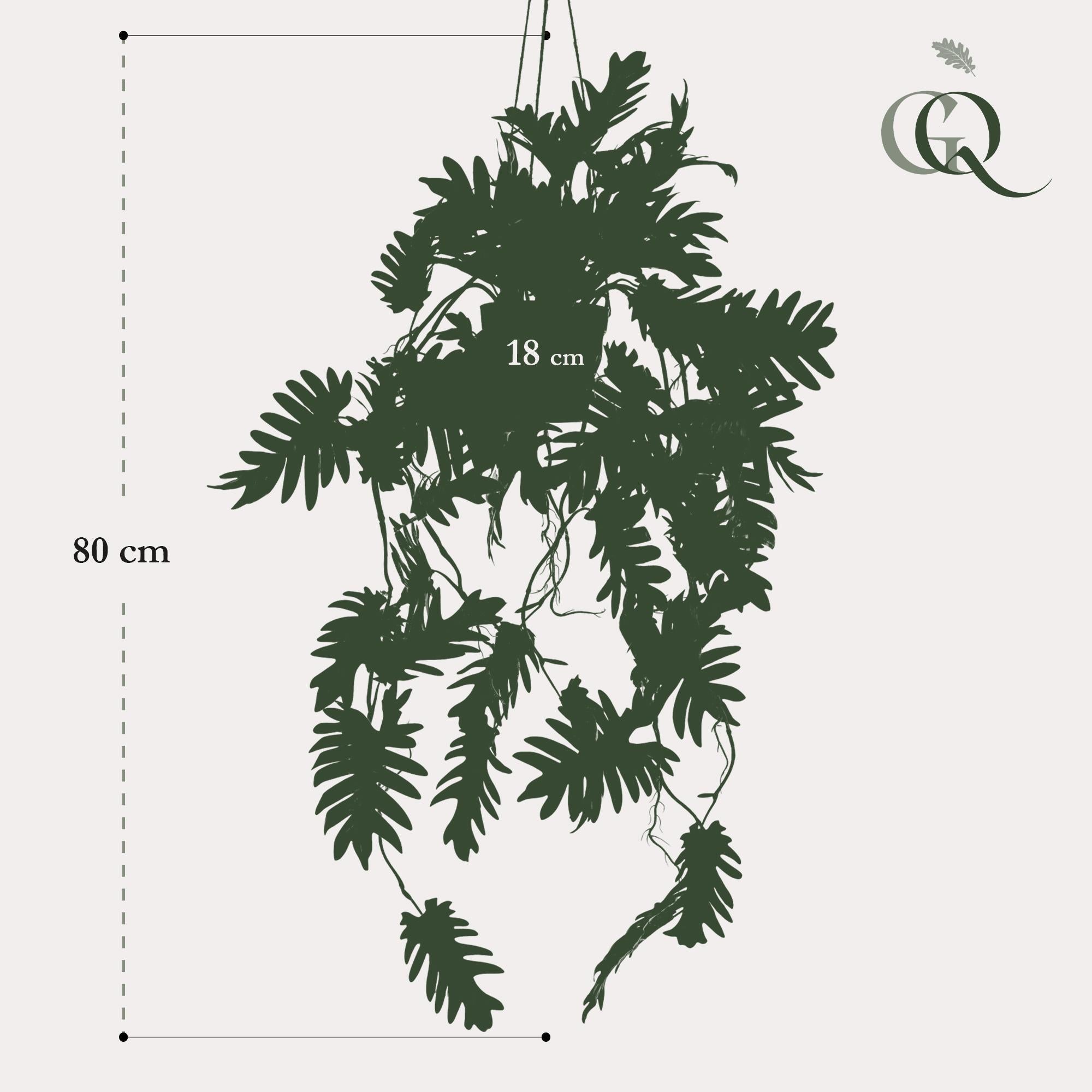 Philodendron Colgante Artificial grande
