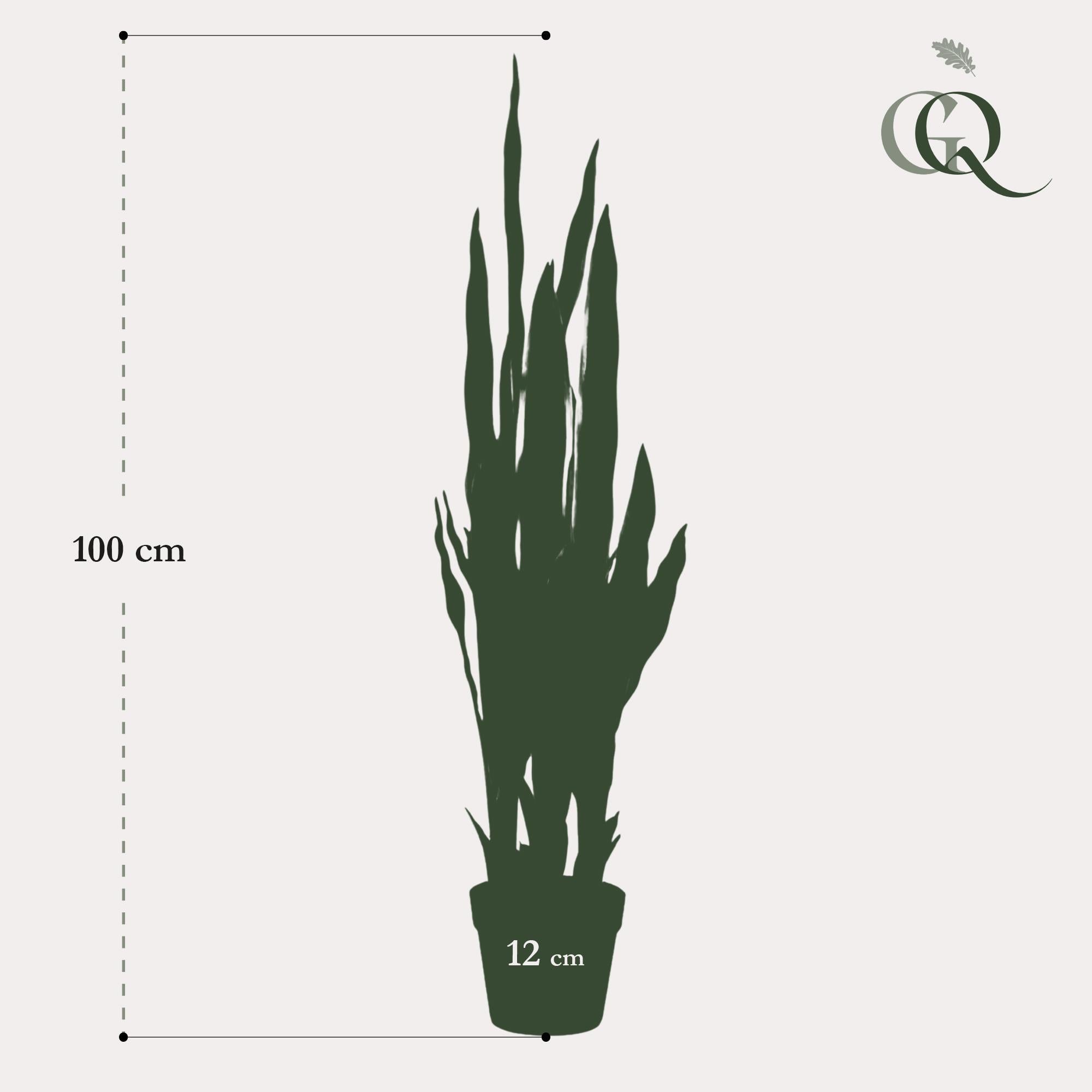 Grosse Kunstpflanze Sansevieria Trifasciata