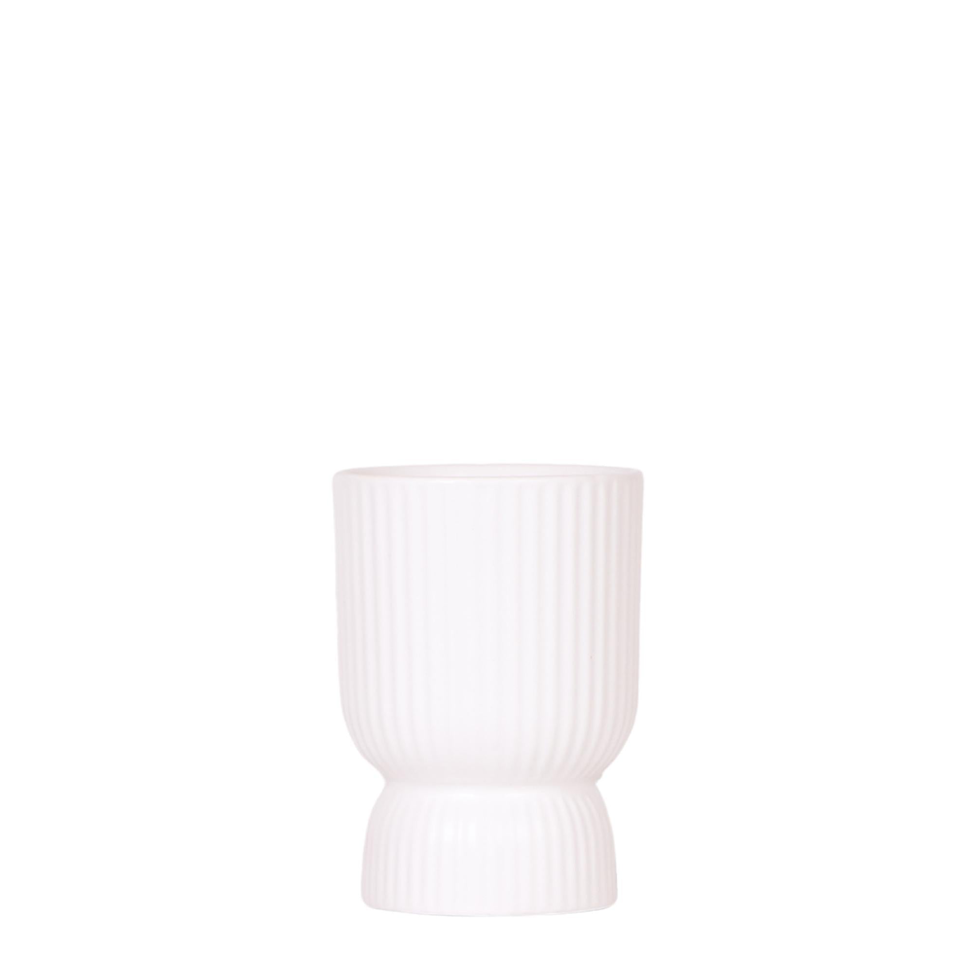 Elegante Diabolo Vase für Orchideen - Ø9cm