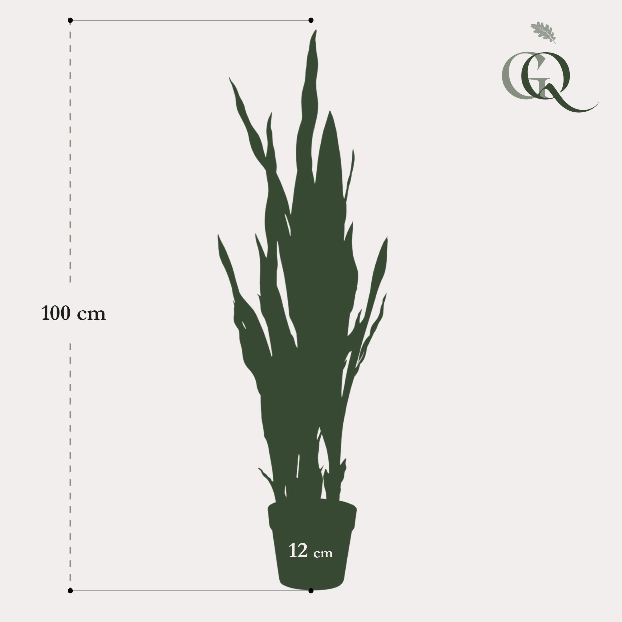 Sanseveria Black Coral Artificial Grande