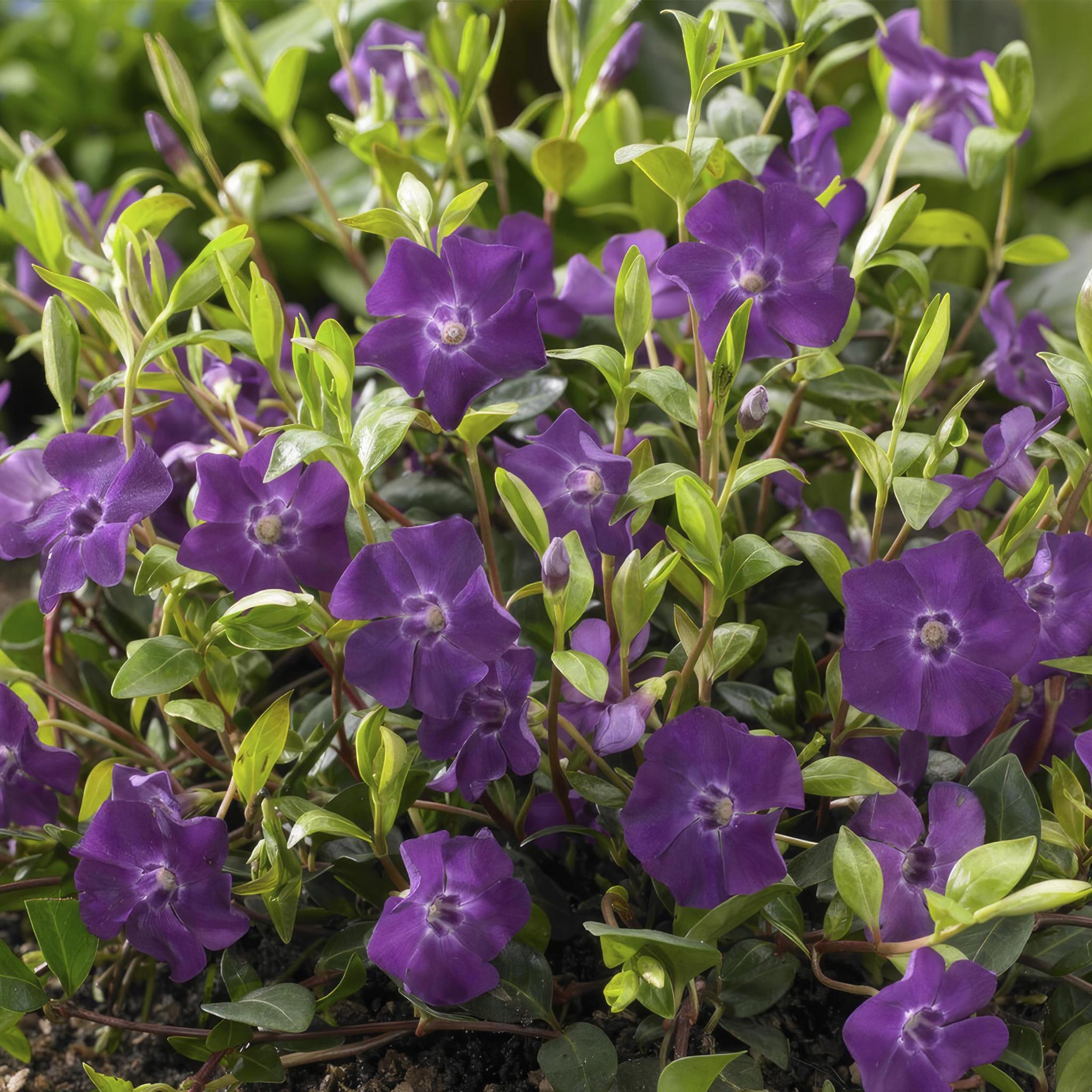 Immergrün - Vinca Minor 'Atropurpurea' - Violett