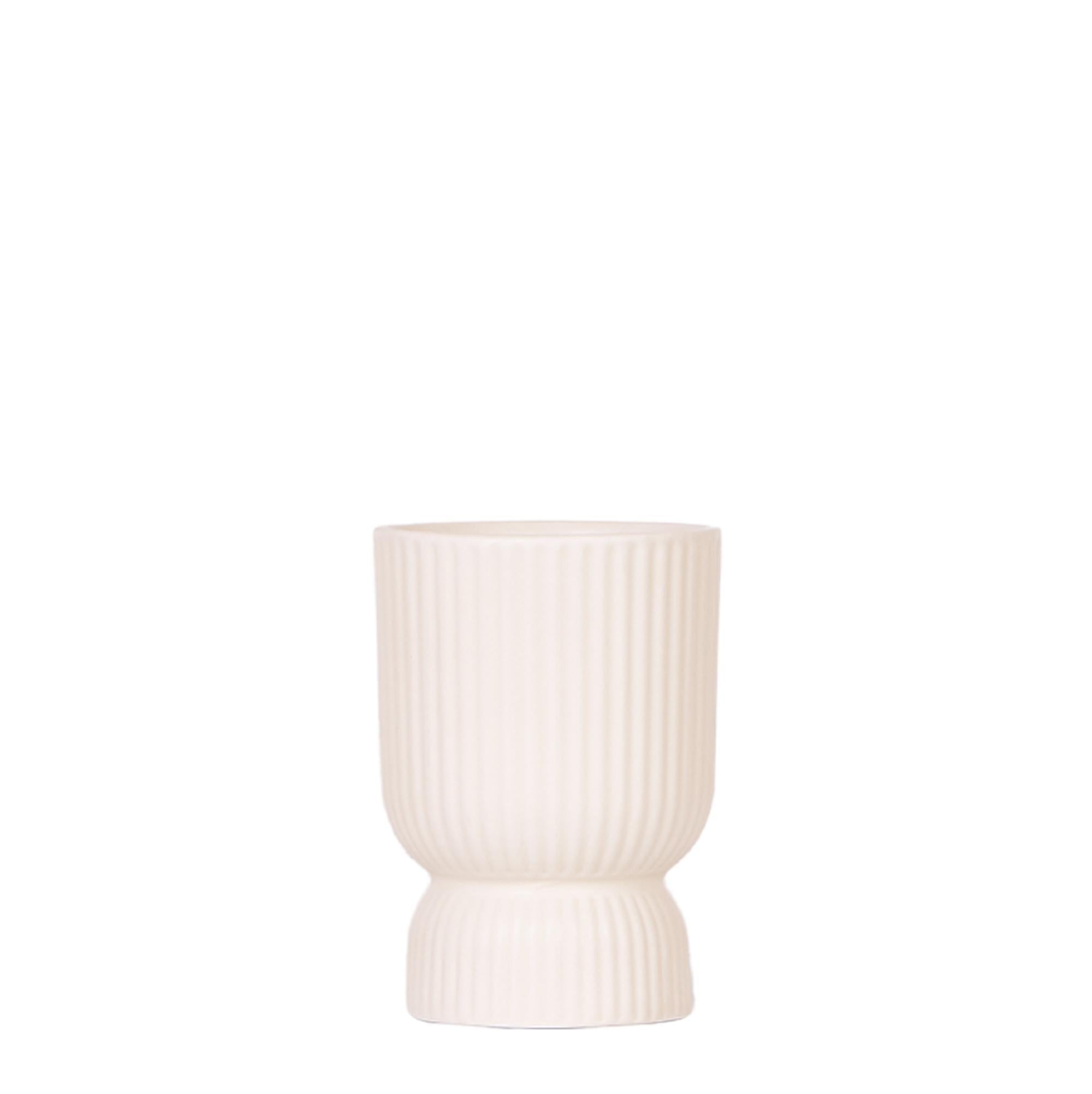 Elegante Diabolo Vase für Orchideen - Ø9cm