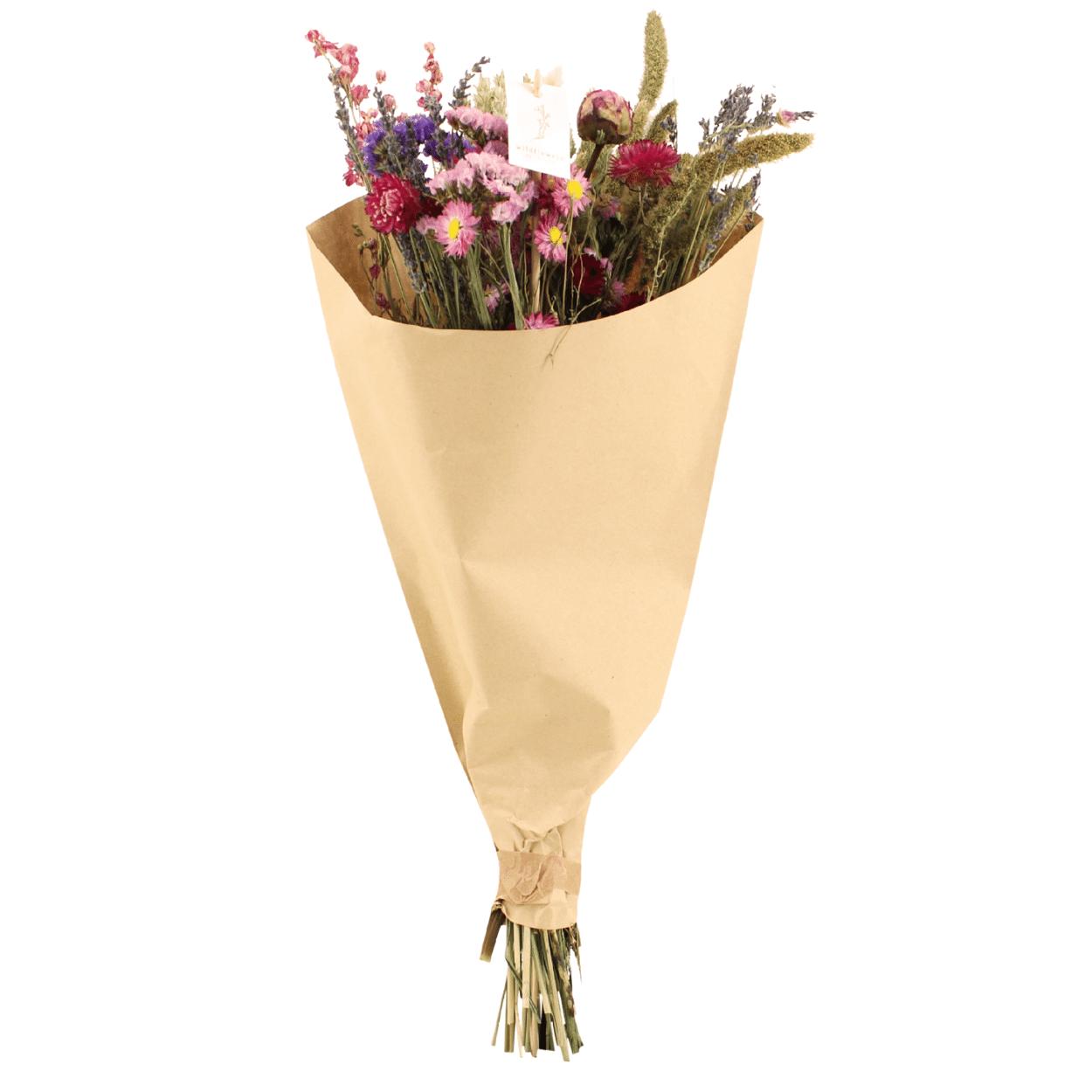 Großes Bouquet Rosa - Trockenstrauß